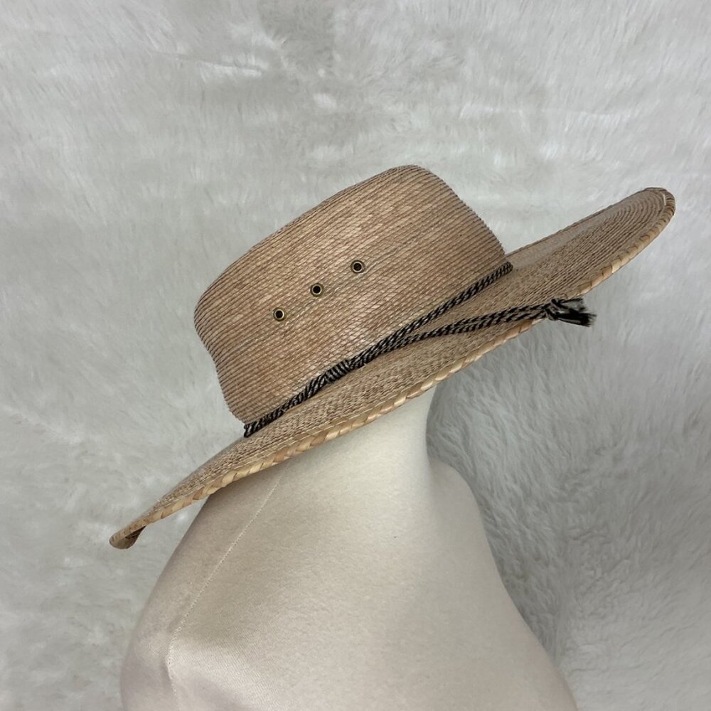 L*Space Wayne Wide Brim Straw Sun Hat NWOT